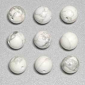 Edelstein Perlen Magnesit, 8 mm