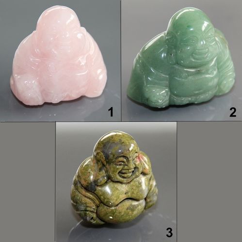 Buddha Figuren, drei Varianten