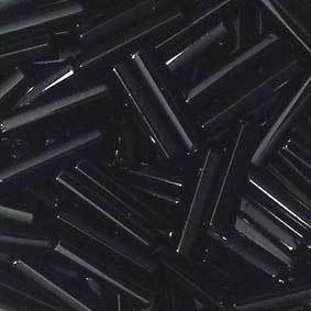 10 mm Rocailles schwarz, 10 g