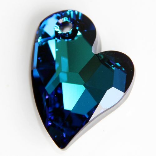 Swarovski Heart Devoted 2 U, Bermuda Blue, 36 mm