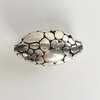 Perlen oval, 925 Silber, 20 x 10 mm