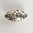 Perlen oval, 925 Silber, 20 mm