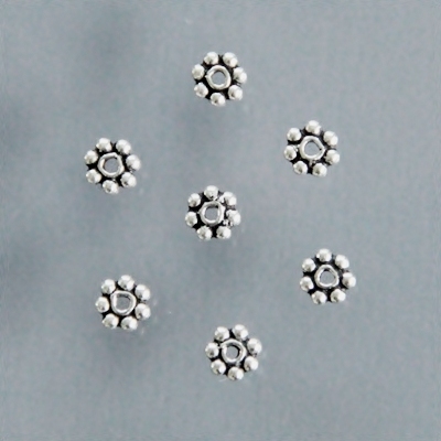 Perlen-Kränzchen 925 Sterling Silber, 4 mm