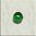 Murano-Perle Goldfolie grün, 10 mm