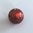 Murano-Perlen Blattgold topaz, 8 und 10 mm