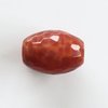 Edelstein Feuer-Achat Oliven-Perlen, 13 x 18 mm
