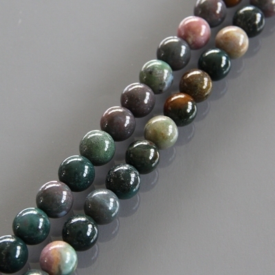 Edelstein Perlen Heliotrop, 12 mm