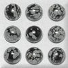 Edelstein Perlen Flocken Obsidian, 6 und 8 mm