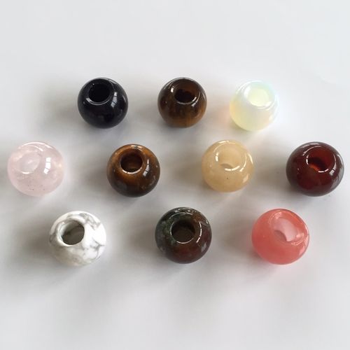 Edelstein Perlen Mix, 12 x 14 mm, 10 Stück