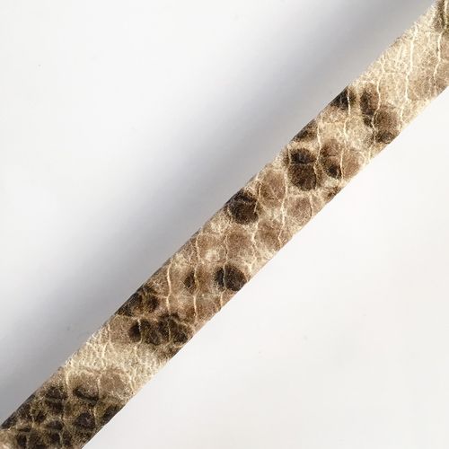 Flaches Lederband Schlangen-Style, 50 cm