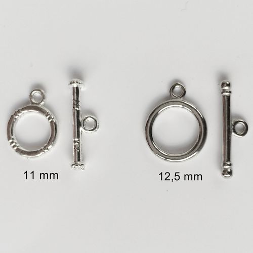 Knebelverschluss 11 mm, 12,5 mm