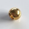 Edelstahl-Perlen, 12 x 10 mm, gold