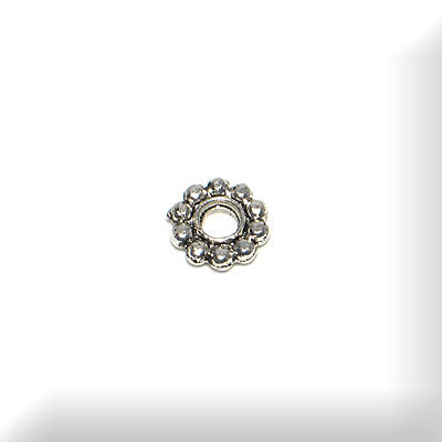 Metall Baliring Perlen, 7 x 1,3 mm