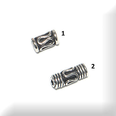 Metall-Röhrchen Perlen 2, Varianten