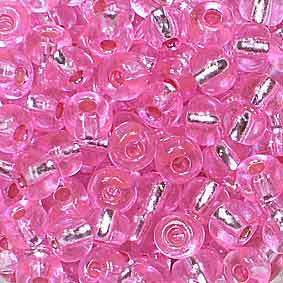 4,5 mm Rocailles rosa, 10 g