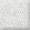Rocailles Farfalle, 6,5 mm matt weiß, 10 g