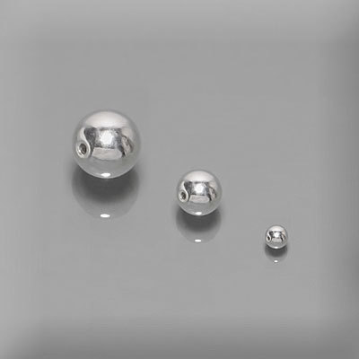 Perlen 925 Sterling Silber, 2 - 14 mm