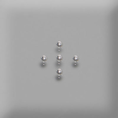 Quetschperlen 925 Sterling Silber, klein, 1,8 mm, 10 St., 100 St.
