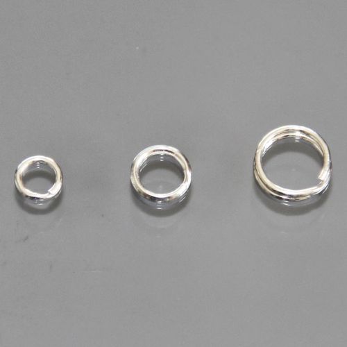 Spaltringe 925 Silber, 5, 6 und 8 mm