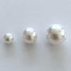Glaswachs Perlen creme-weiß 4, 6, 8 mm