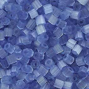 2 mm Rocailles satin blau-lila, 10 g