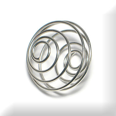 Metallperlen Spirale, 20 mm
