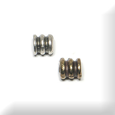 Metallröhrchen Perlen, 5 x 4,8 mm