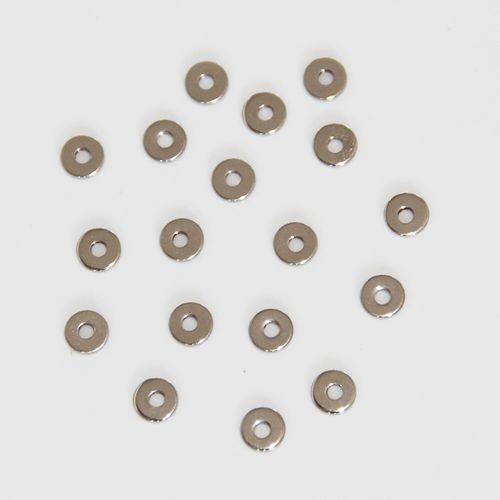 Metallscheibchen Perlen 4 mm