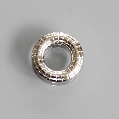 Metall-Look Ring Perlen, 20 mm