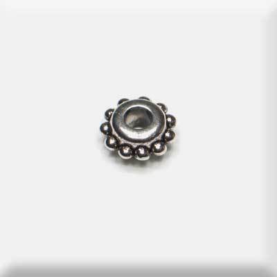 Ring Perlen Bali, 8 x 4 mm