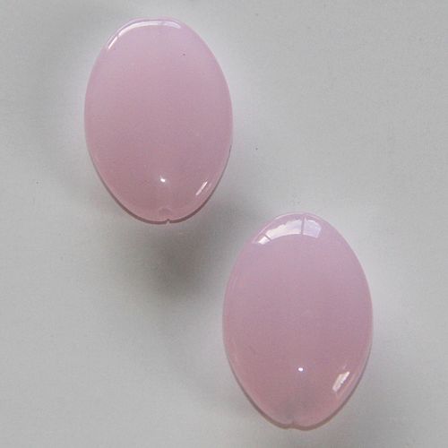 Glasoliven Perlen 20 x 14 x 5 mm