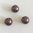 Swarovski Crystal Pearls velvet brown, 4 Grössen