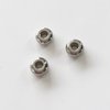 Edelstahl Diskus-Perlen, 4 und 6 mm