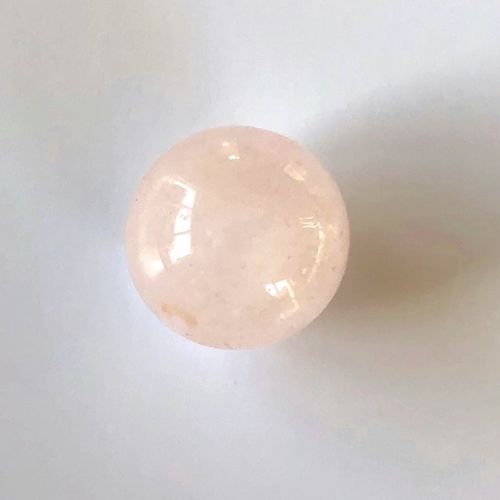 Rosenquarz Perlen, 14 mm