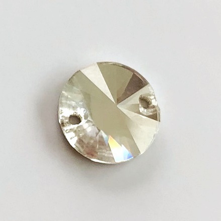 Swarovski Aufnähstein 10 mm, crystal