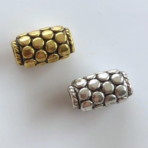 Metall Perlen, 9 x 5 mm