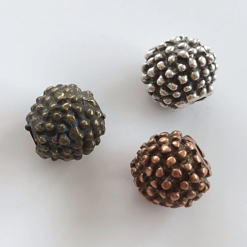 Metall Perlen, 10 mm