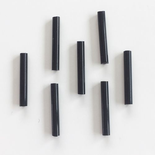 15 mm Glasstifte, schwarz