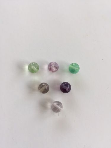 Edelstein Perlen Fluorit, 6 mm