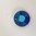 Swarovski Sun Pendant bermuda blue, 33 mm