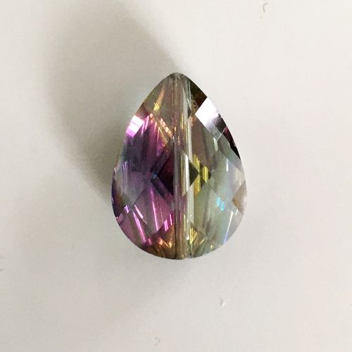 Kristall Tropfen, 18 x 12 x 7 mm