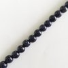 Edelstein Perlen Blaufluss, 3 Größen, 1 Strang