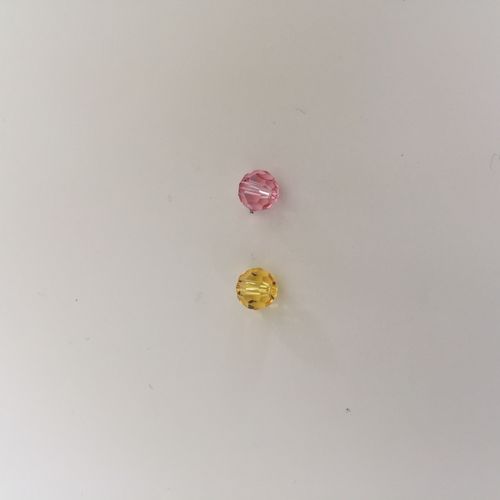 Swarovski Perlen 4 mm, light rose, light topaz