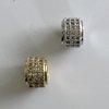 Metall Zylinder Micro Pave,8 mm