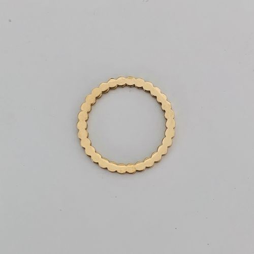 Edelstahl Ring 15 mm, gold