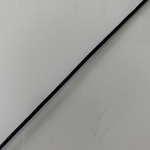 Lederband 1,5 mm, schwarz, 1 Meter