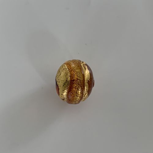 Muranp Perle Goldwirbel, 14 mm