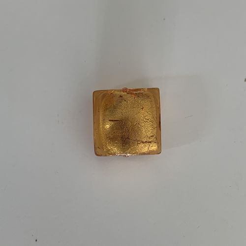 Murano Quadrat Goldschimmer