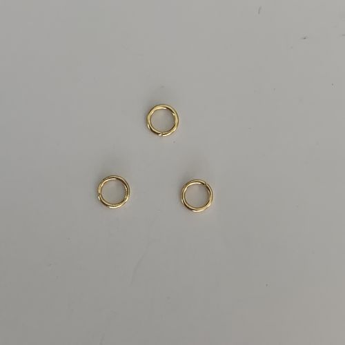 Edelstahl Verbindungsringe 4 mm, 10 Stück